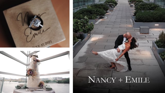 Modern, Organic and Upbeat Summer Convention Center Wedding | Nancy + Emile