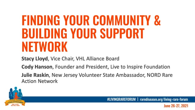 Finding Your Community & Building Your Support Network thumbnail