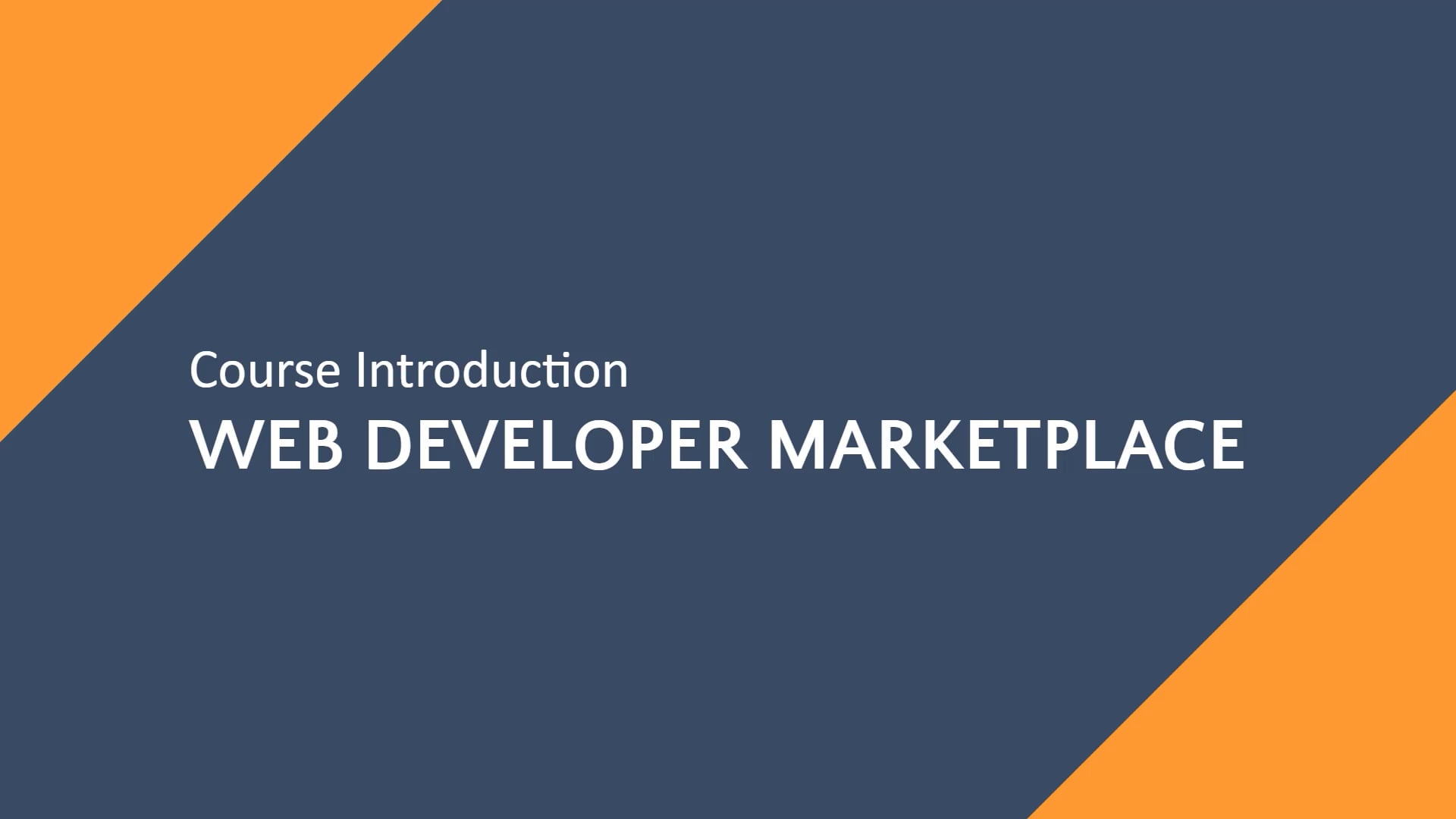 13 Web Developer Marketplace on Vimeo