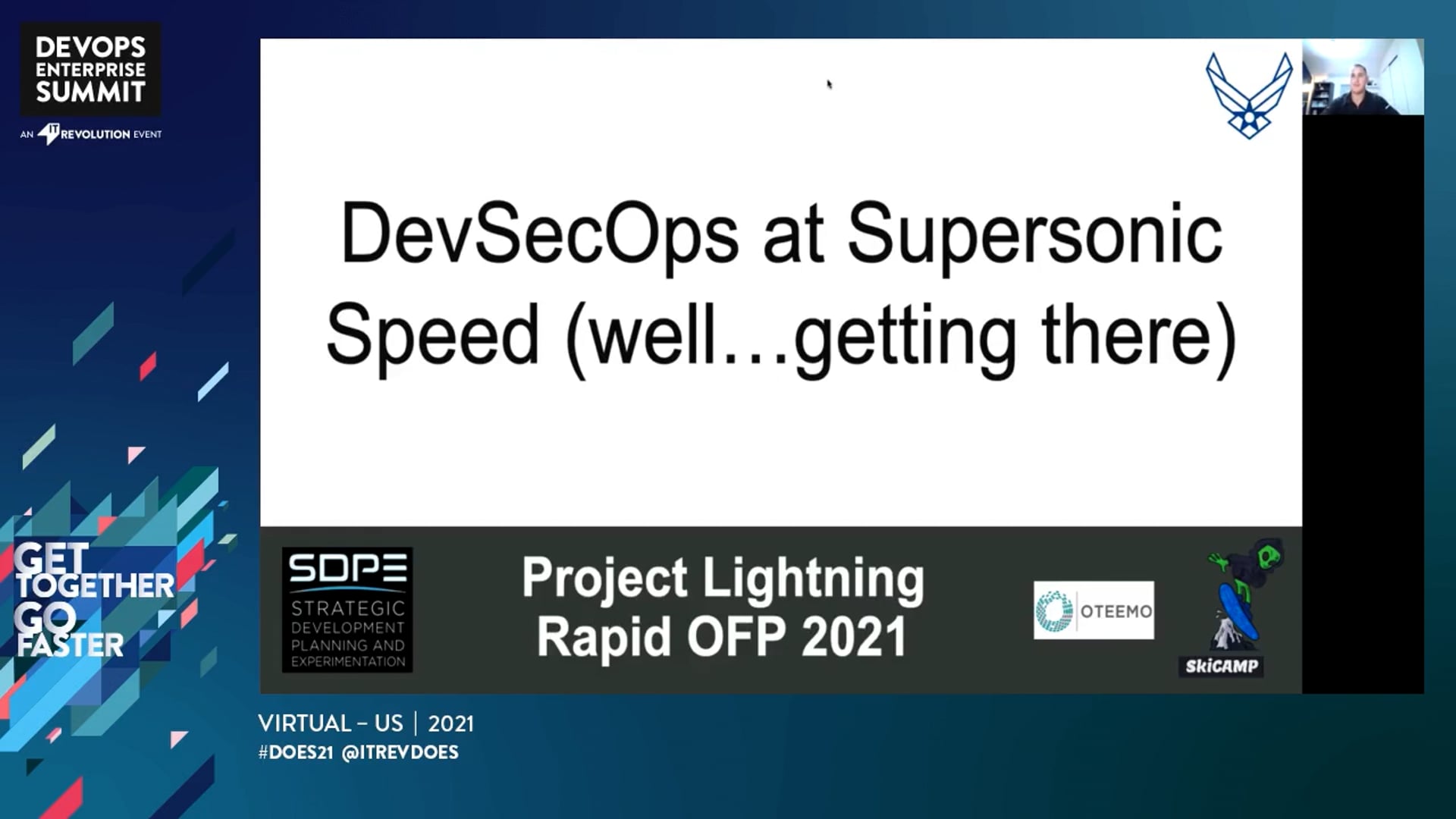 Cloud-native DevSecOps at Supersonic Speeds (well...getting there)