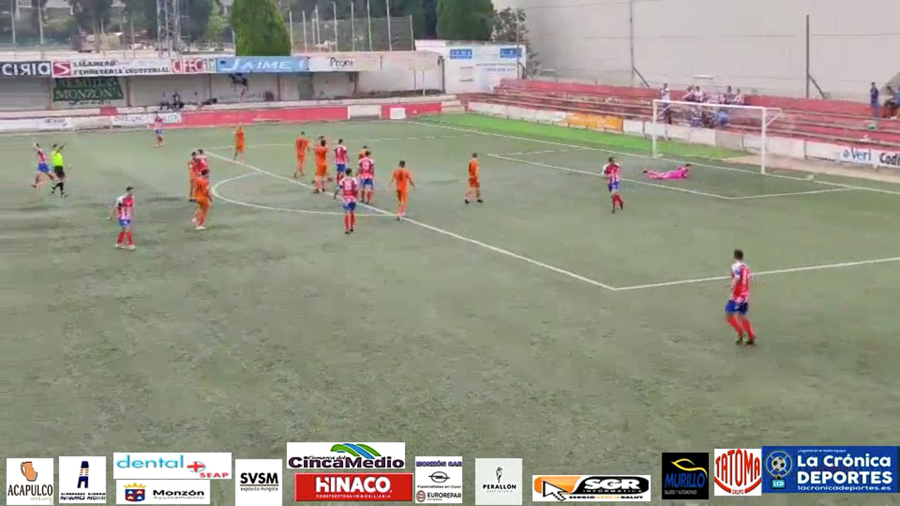 (RESUMEN y GOLES) AT Monzón 1-1 Belchite 97 / J 5 / 3ª División