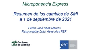 Micropildora express - Resumen de los cambios de SMI a 1 de septiembre de 2021