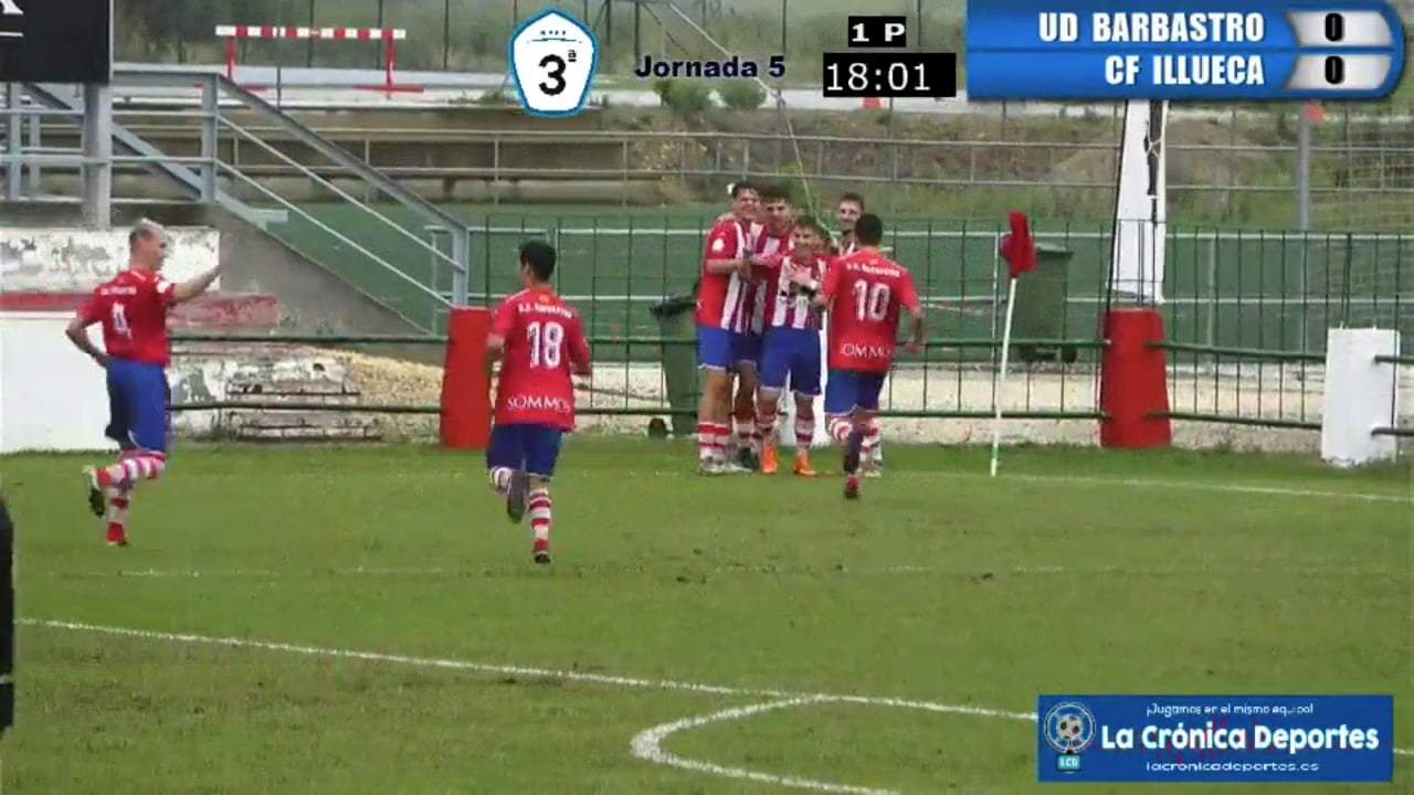 GOL DE GULIAS / UD Barbastro 1-0 CF Illueca / Jornada 5 / 3ª División
