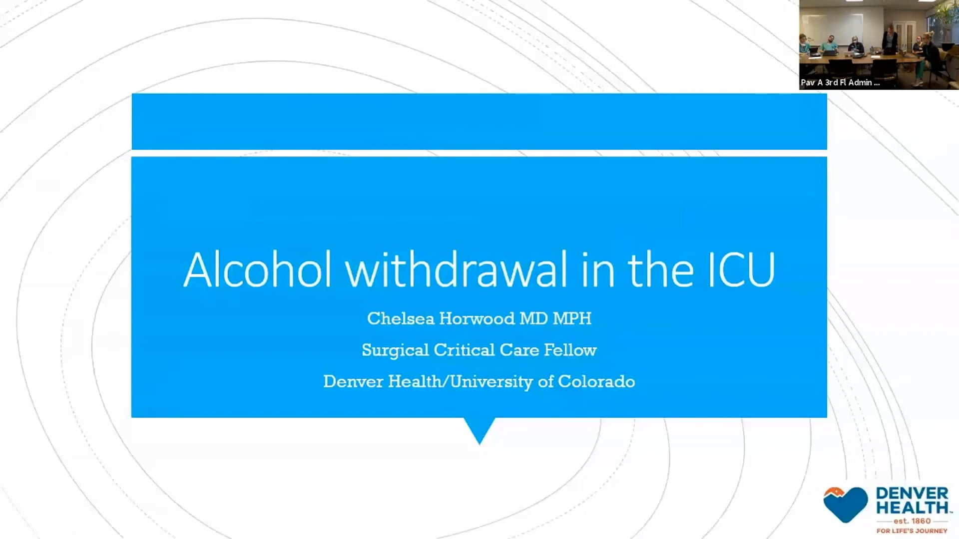 Alcohol Withdrawal in the ICU