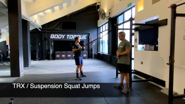 TRX Suspension Squat Jumps
