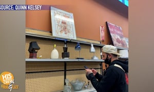 He Found His Paiting at Goodwill!