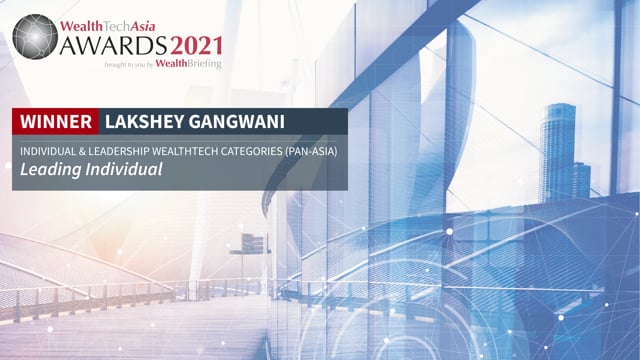 WealthTechAsia Awards 2021 Video Interview - Lakshey Ganwani placholder image