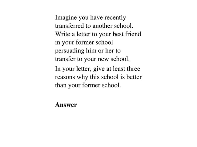 a letter to ur best friend