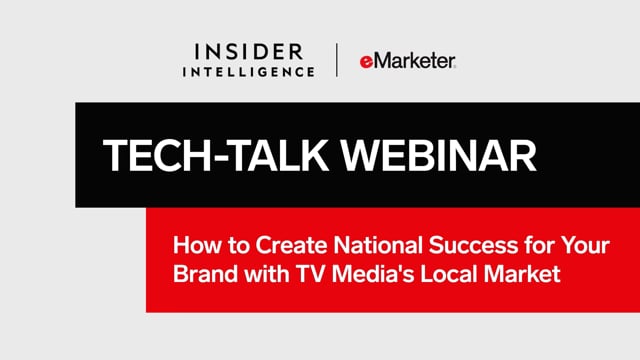 Tech-Talk Webinar: How to Create National Success for Your Brand with TV Media's Local Market