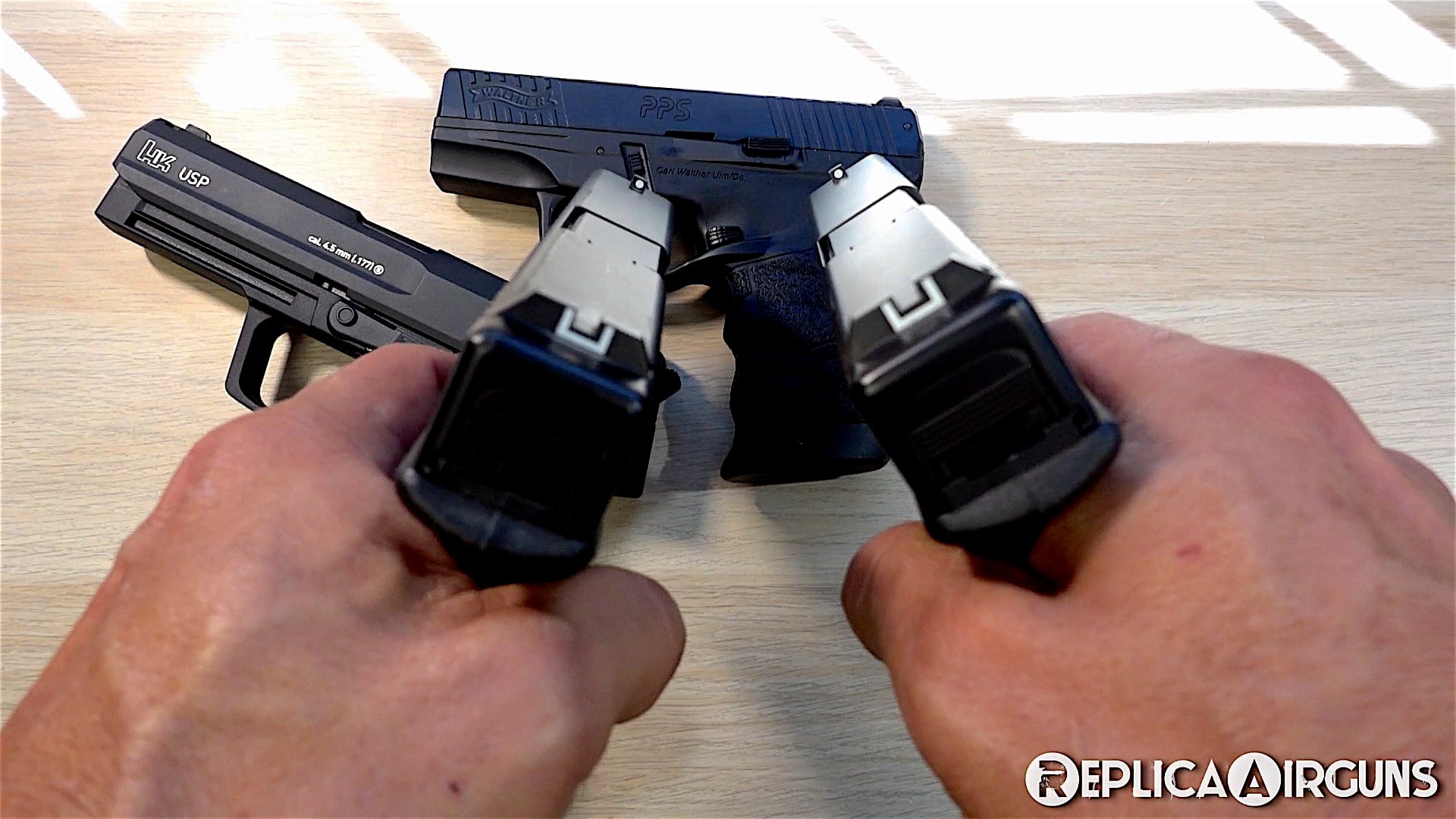 Umarex Care Package Update Video - HK USP Blowback - Walther PPS M2 Blowback