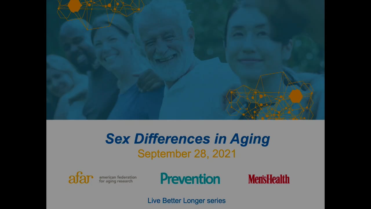 Live Better Longer: Sex Differences in Aging