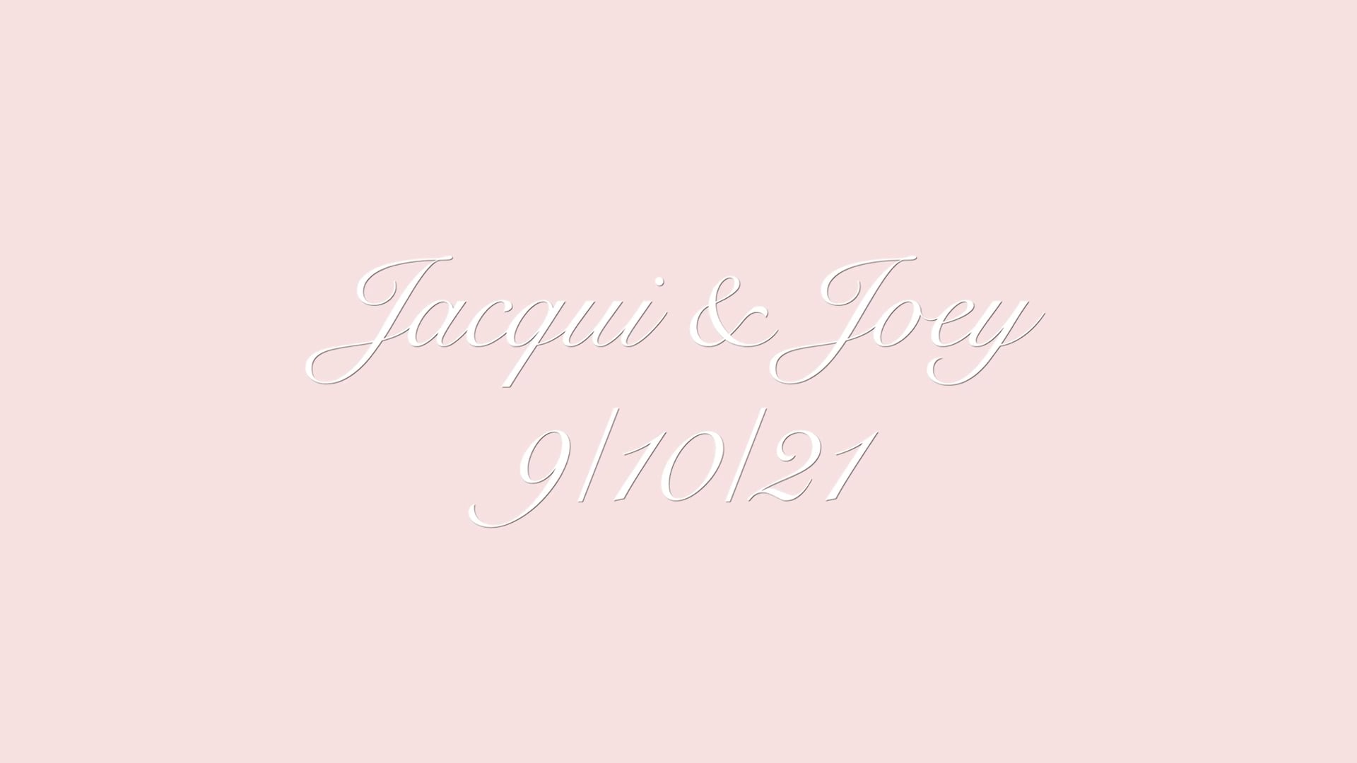 Jacqui & Joey Highlight