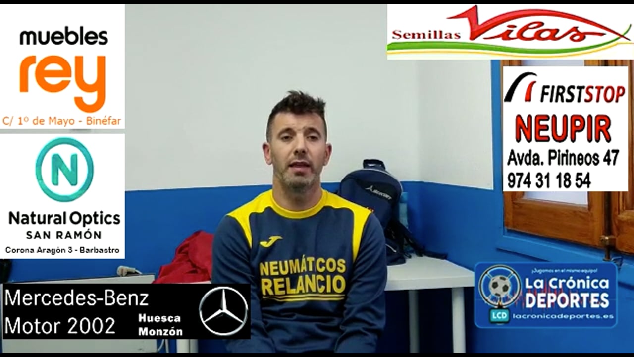 CARLOS GALLIZO (Entrenador Santa Anastasia) CF Utebo 2-1 Santa Anastasia / Jornada 5 / 3ª División