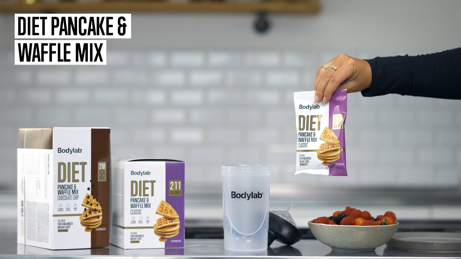 lineær Karriere vægt Bodylab Diet Pancake & Waffle Mix on Vimeo