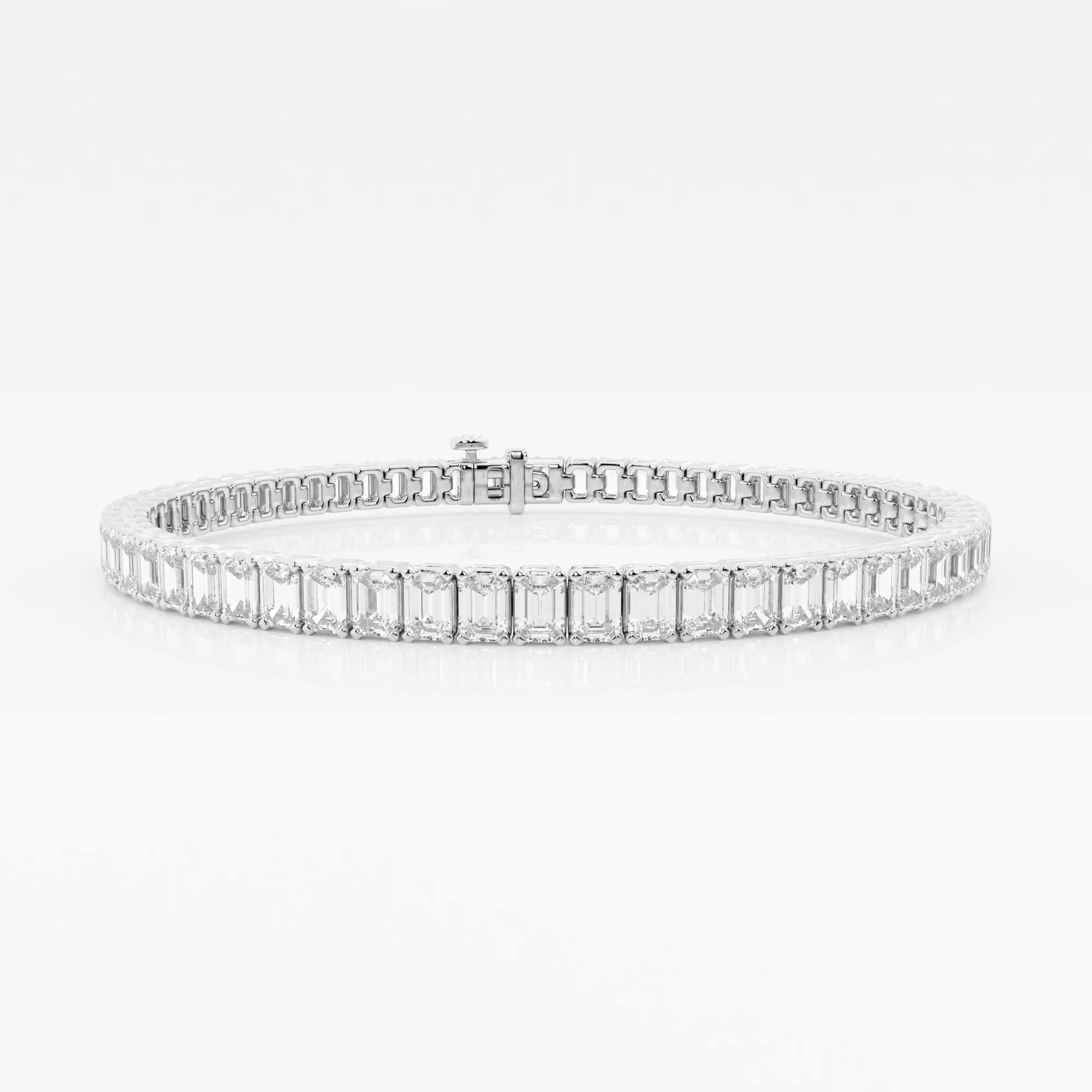 product video for 9 ctw Emerald Lab Grown Diamond Tennis Bracelet - 7 Inches