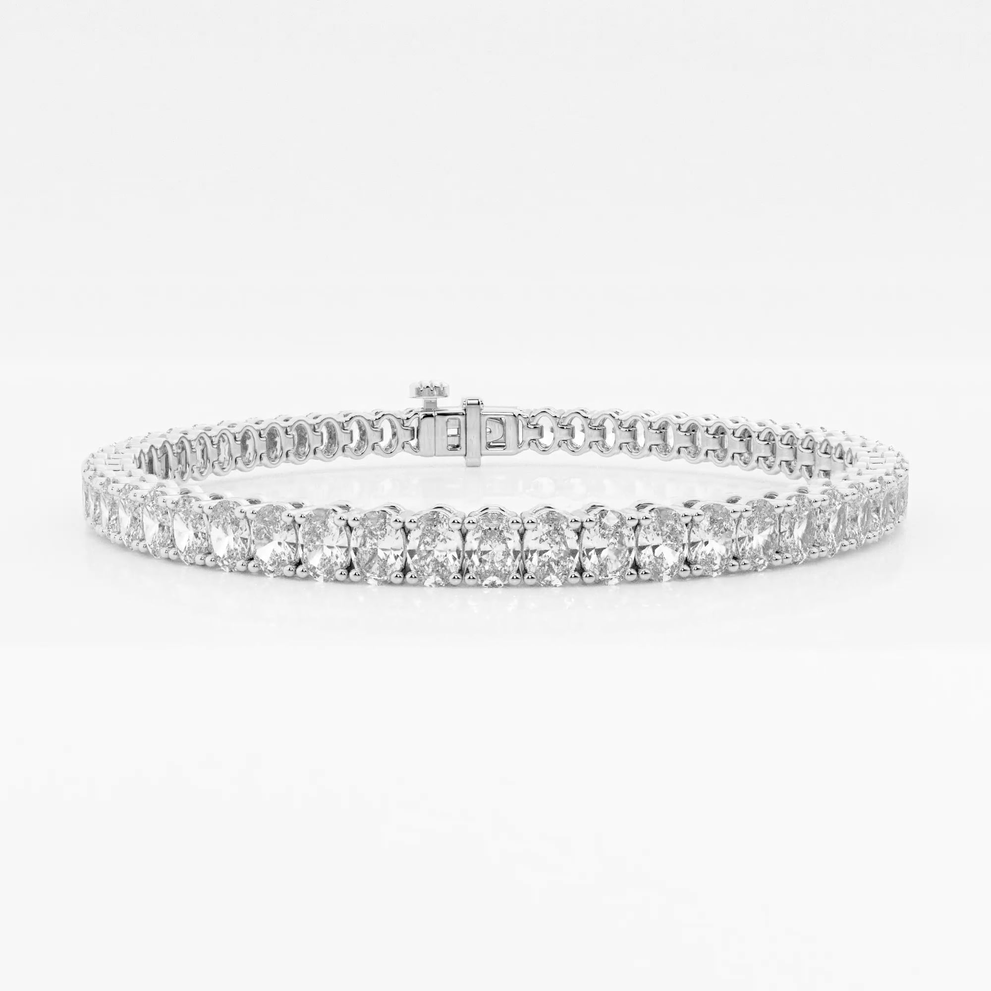 product video for 7 ctw Oval Lab Grown Diamond Tennis Bracelet - 8 Inches