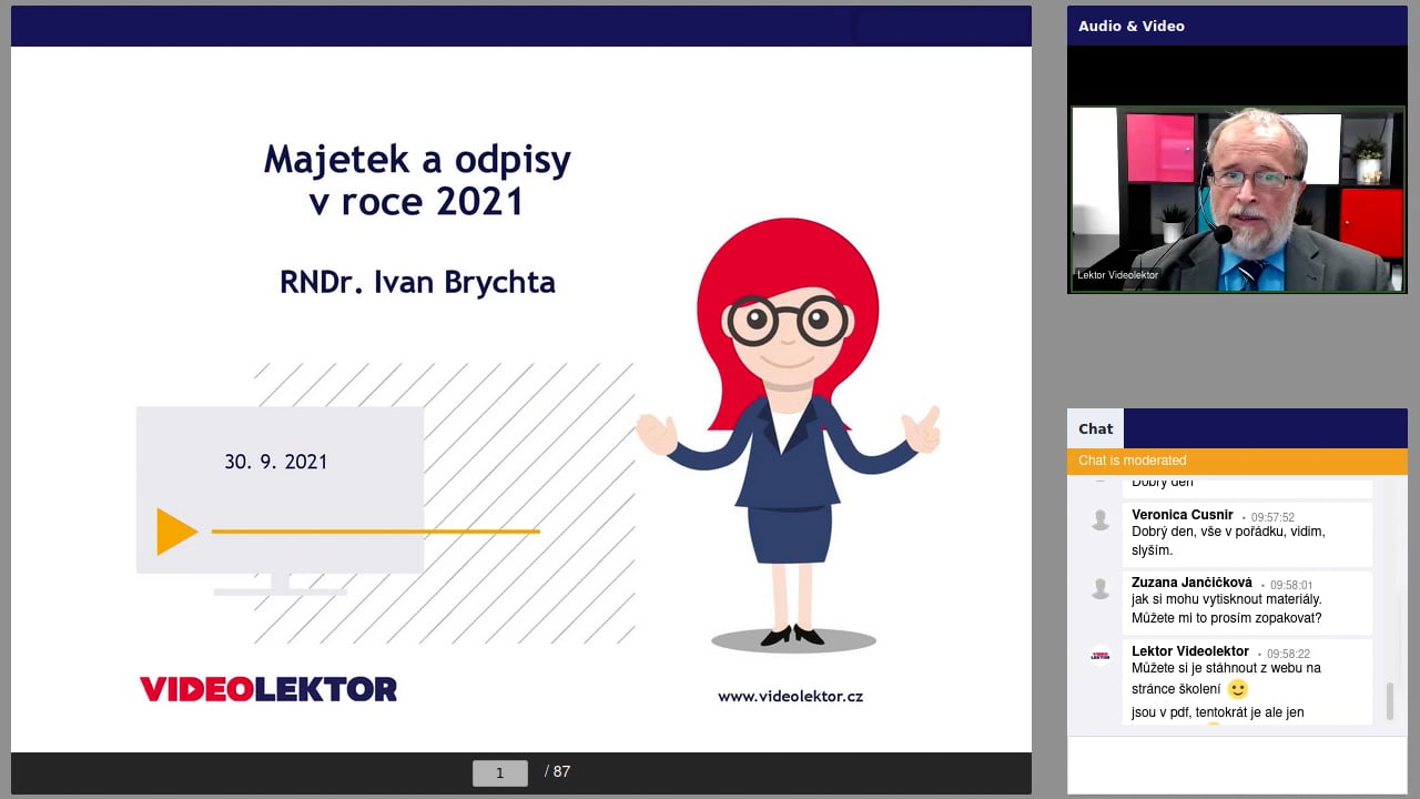 Majetek a odpisy 2021
