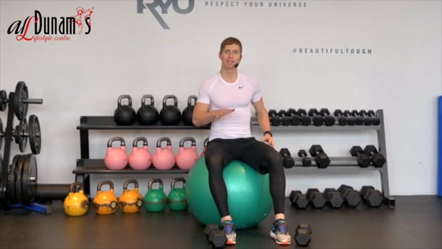 Dumbell Chest Press On Ball.mp4