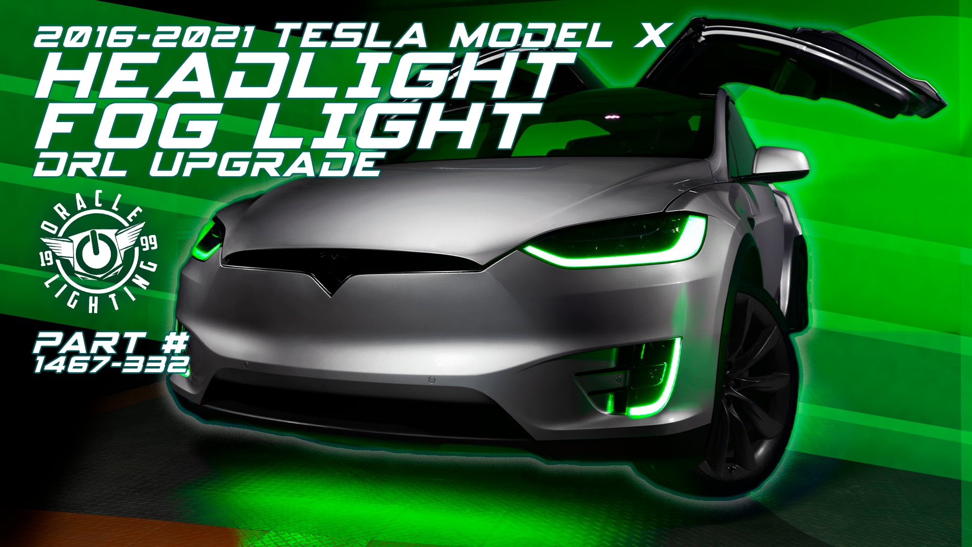 Tesla Model X Headlight and Foglight Upgrade