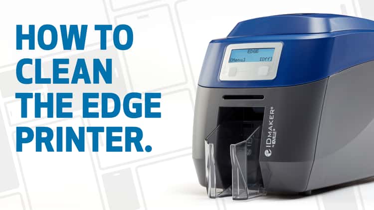 ID Maker Edge Cleaning Tutorial - ID Card Printer Maintenance on Vimeo