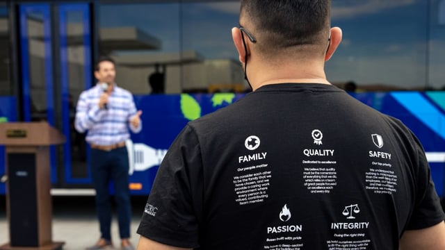 GILLIG Reaches 100th Battery Electric Bus Production Milestone