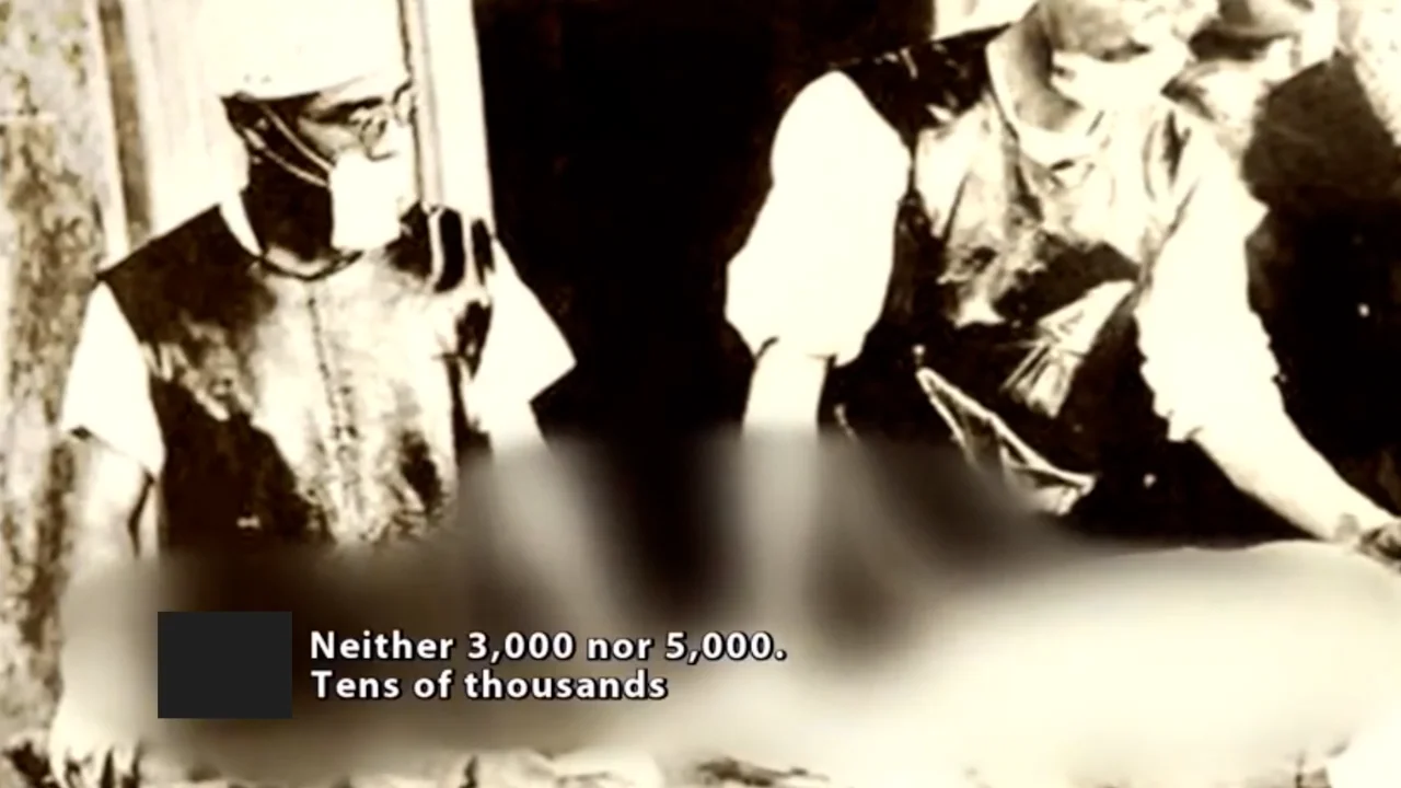 (RARE) Unit 731 surgeon Okawa Fukumatsu (interview footage)