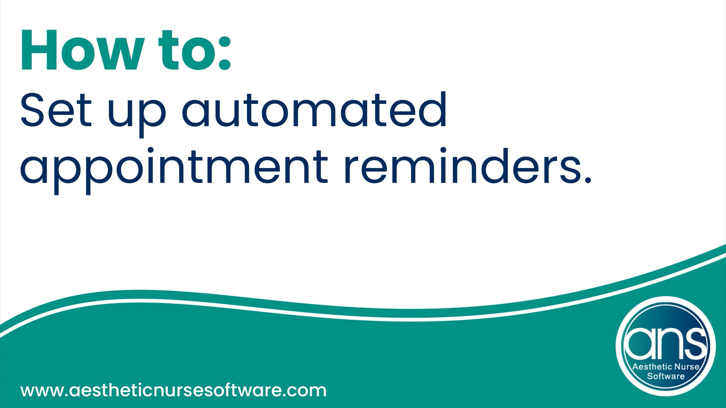 How to set up automatic appointment reminders | Videos & Movies on Vimeo