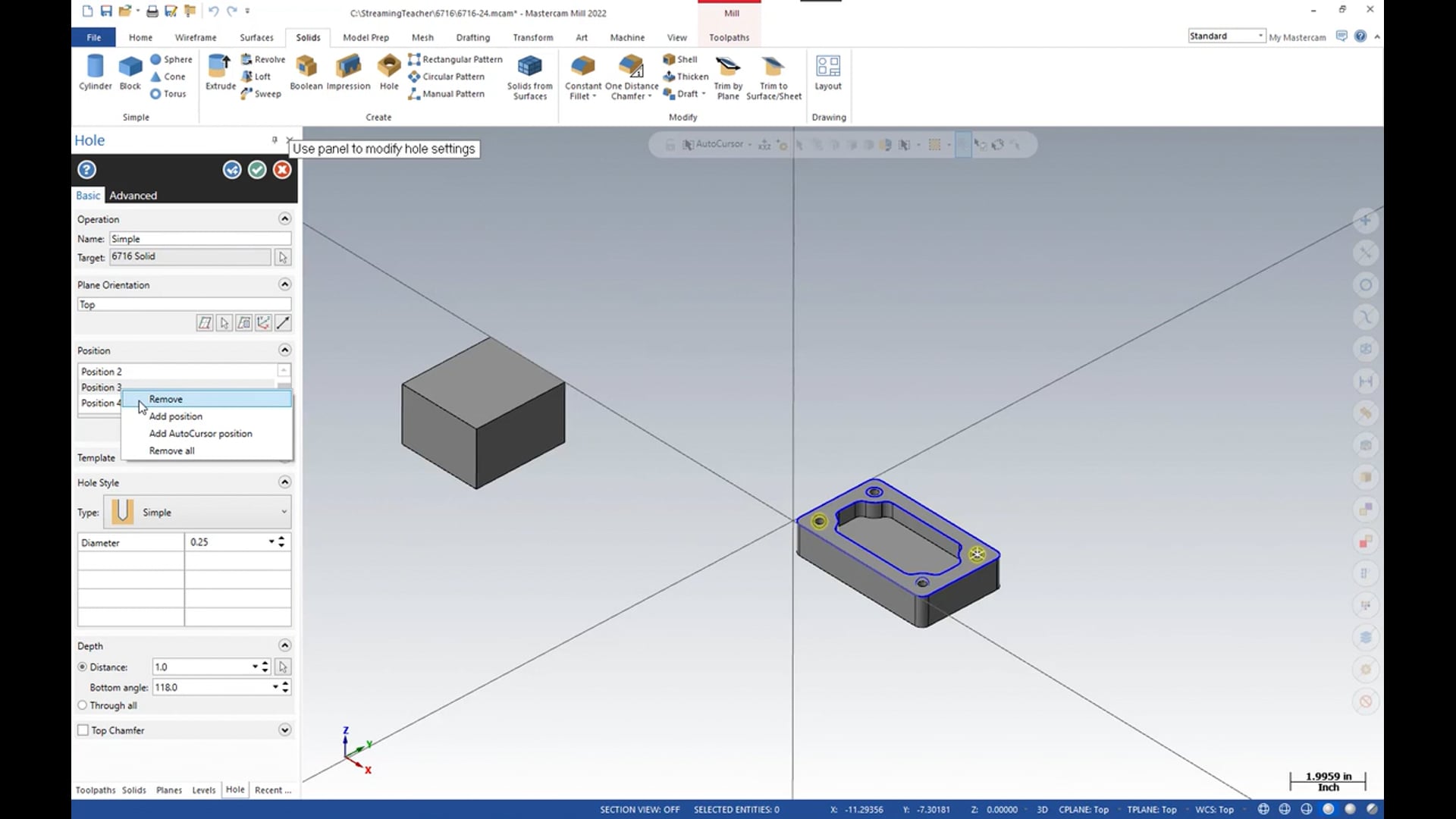 3D Geometry - Solids