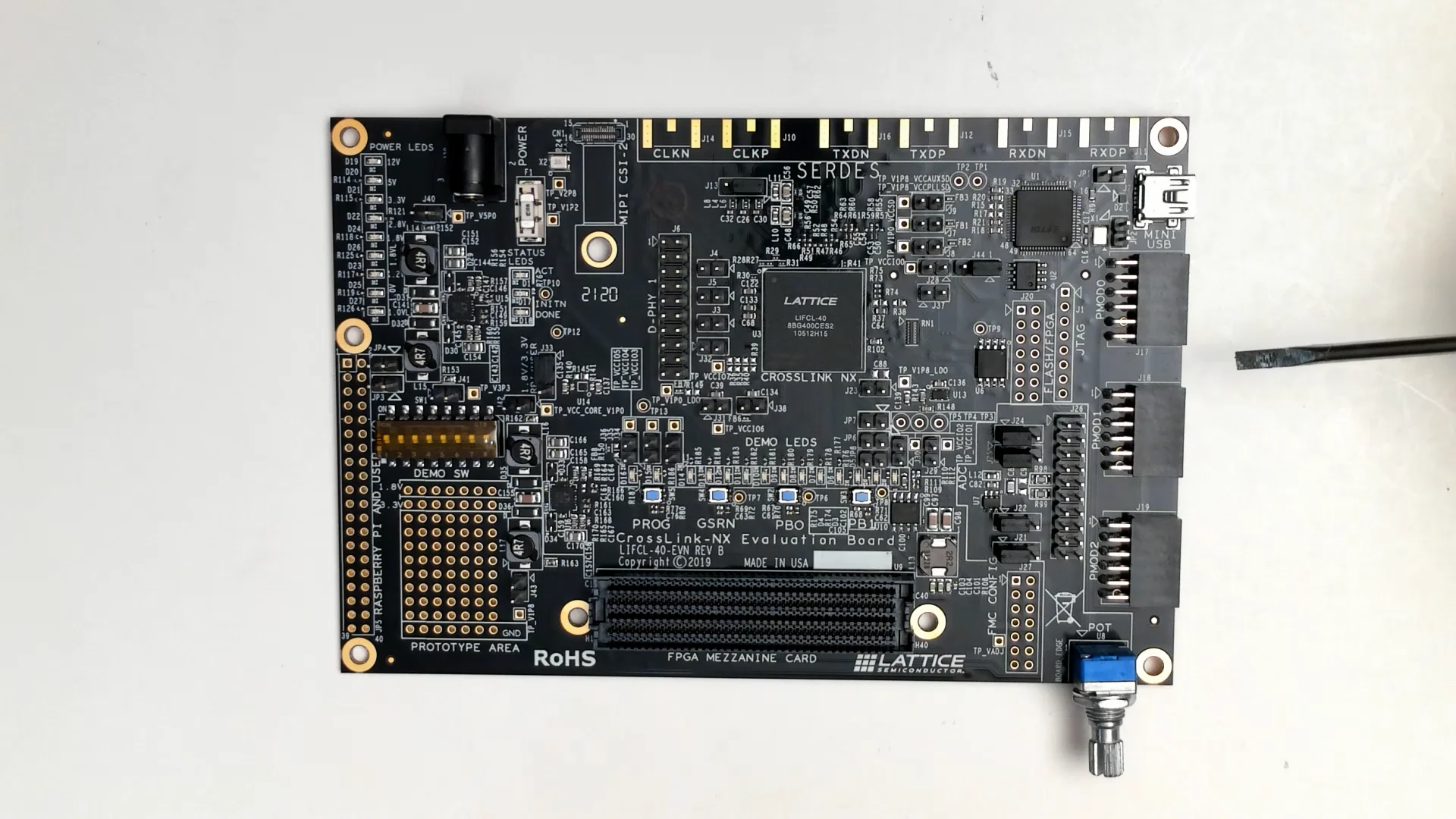 Kit Close-Up: Lattice Semiconductor's Crosslink NX Development Kit