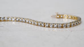 10.00 ct. t.w. Diamond Tennis Bracelet in 14kt Yellow Gold