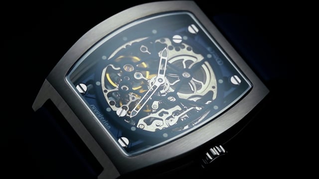 時計 ZEROO TIME M1 THE AURIGA ZEROO M1D Damascus Steel THE AURIGA SKELETON MECHANICAL