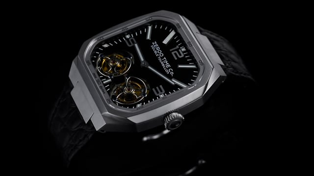 ZEROO DT1 The Gemini Double Tourbillon Manual Wind // ZDT001RBK video thumbnail