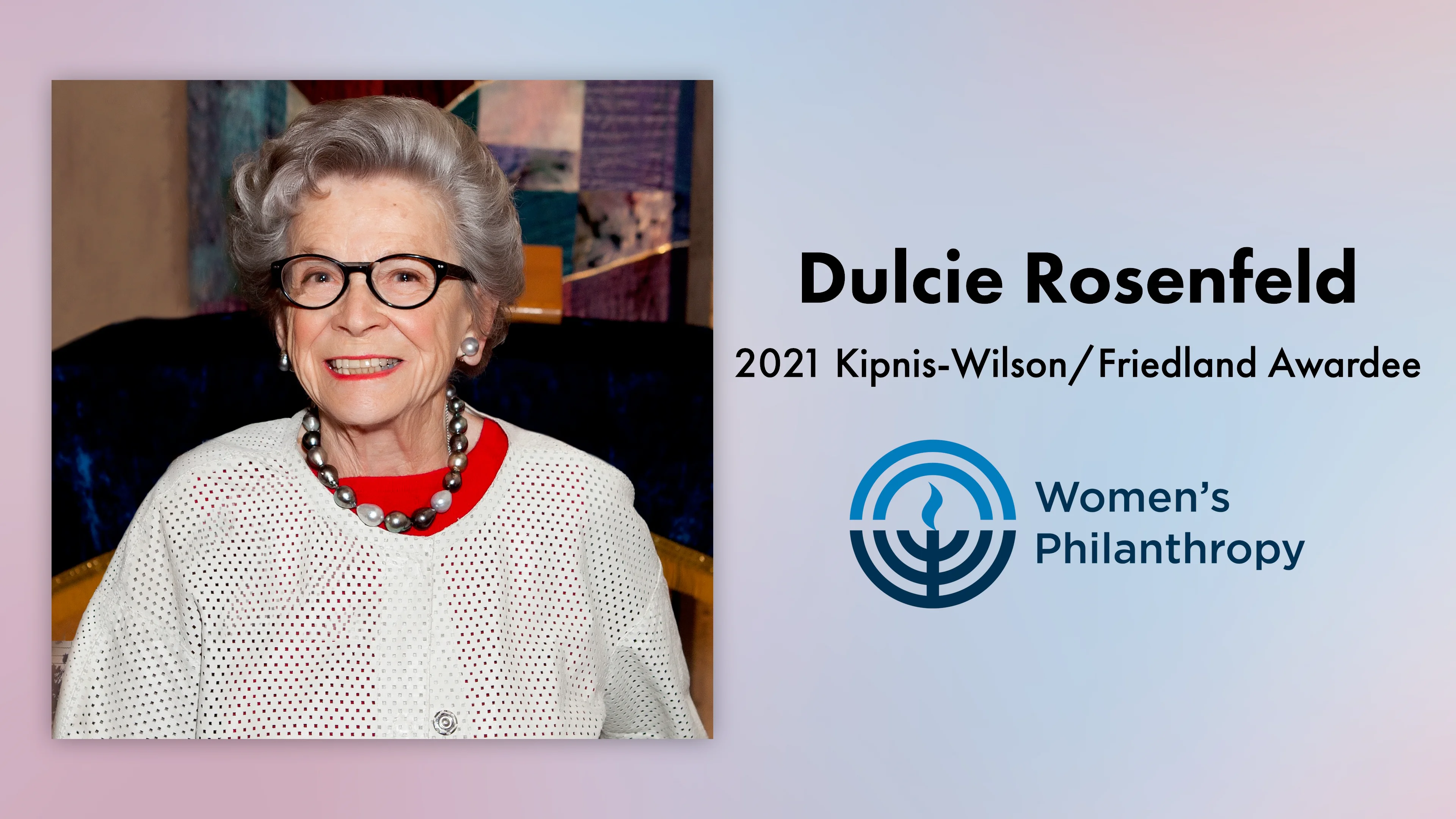 Dulcie Rosenfeld 2021 KipnisWilson/Friedland Awardee on Vimeo