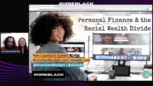 #HIREBLACK Summit: Personal Finance and the Racial Wealth Divide