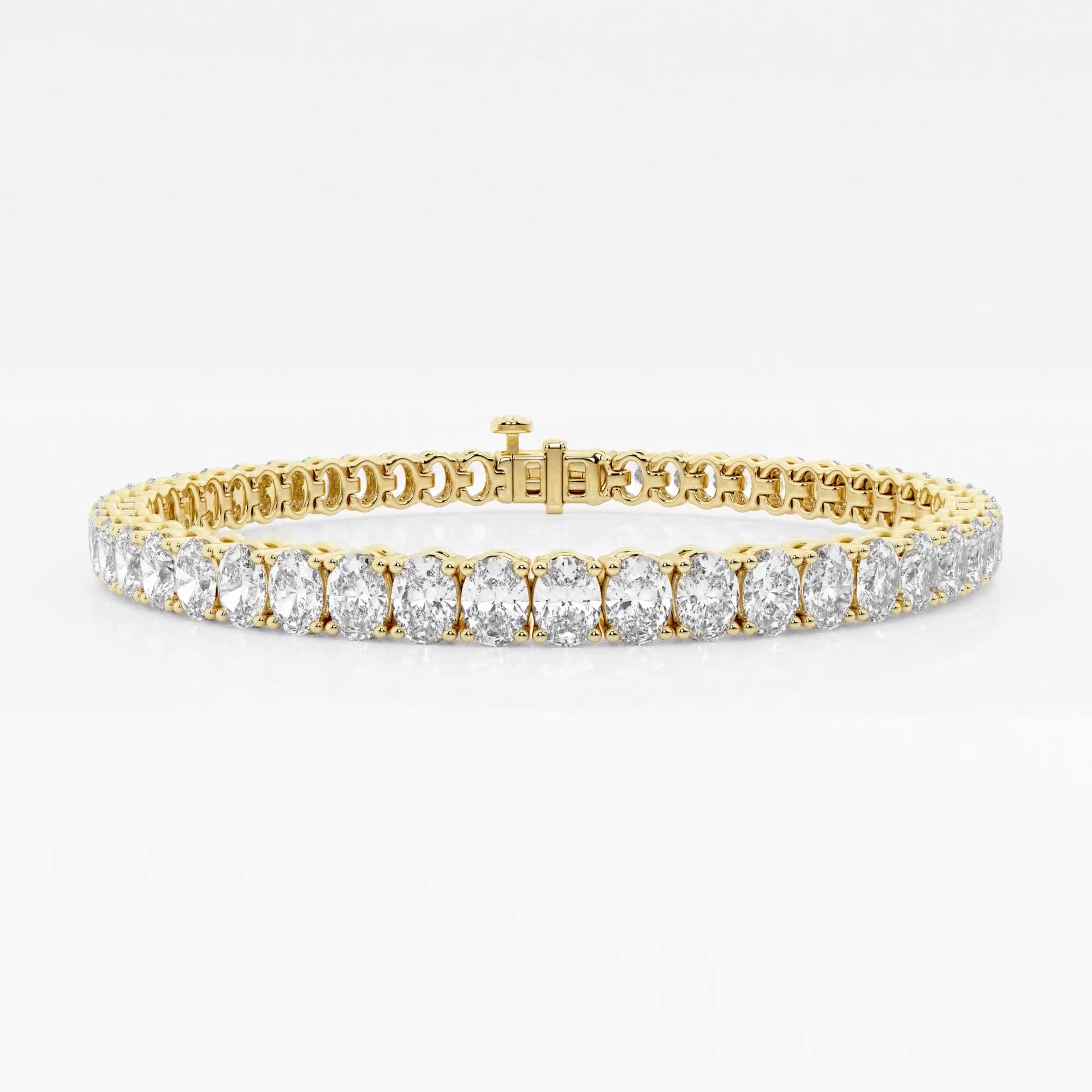 product video for 9 ctw Oval Lab Grown Diamond Tennis Bracelet - 7 Inches