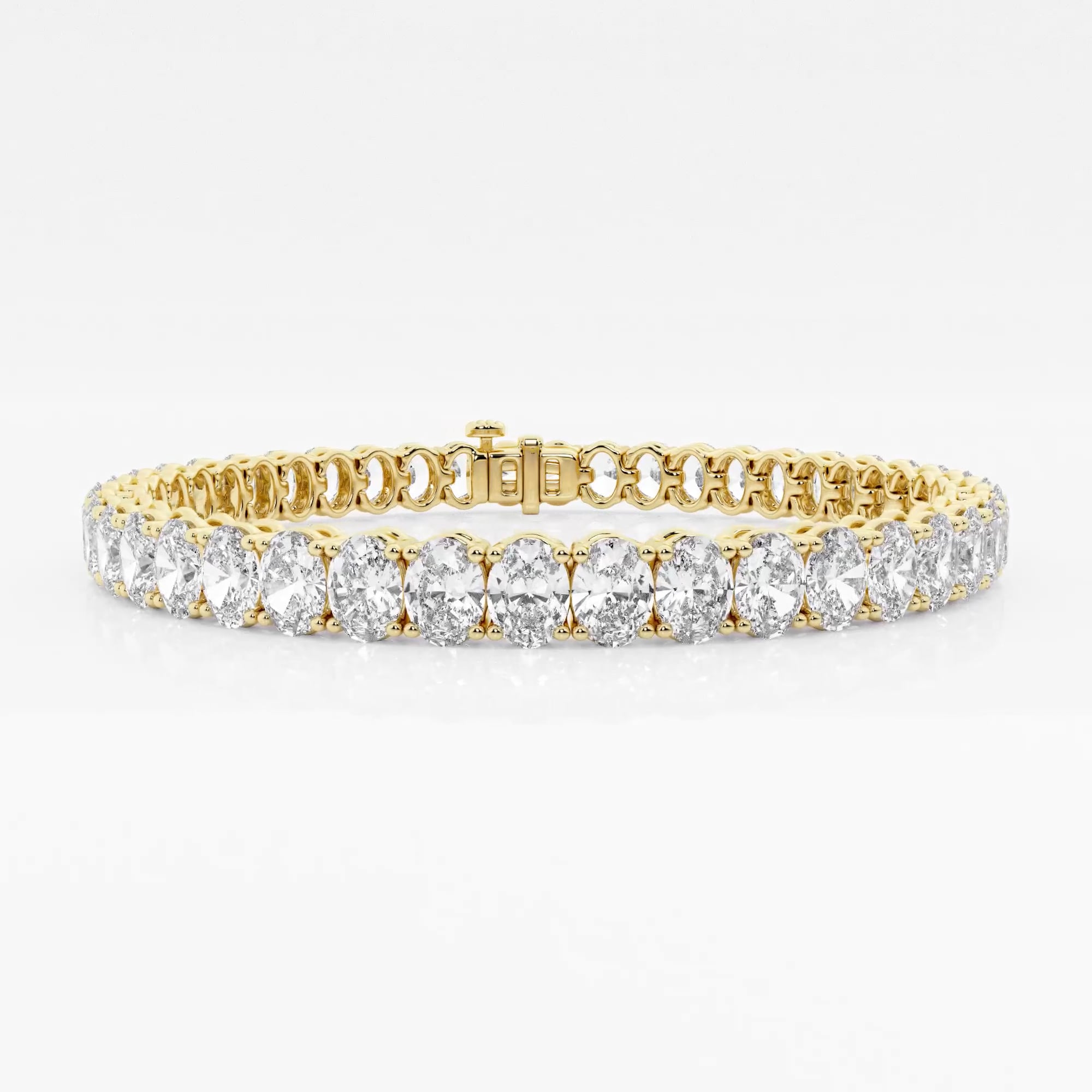 product video for 12 ctw Oval Lab Grown Diamond Tennis Bracelet - 7 Inches
