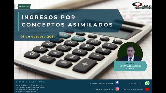 INGRESOS POR CONCEPTOS ASIMILADOS