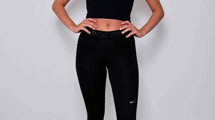 Nike Pro Therma-FIT Leggings - Black/Particle Grey on Vimeo