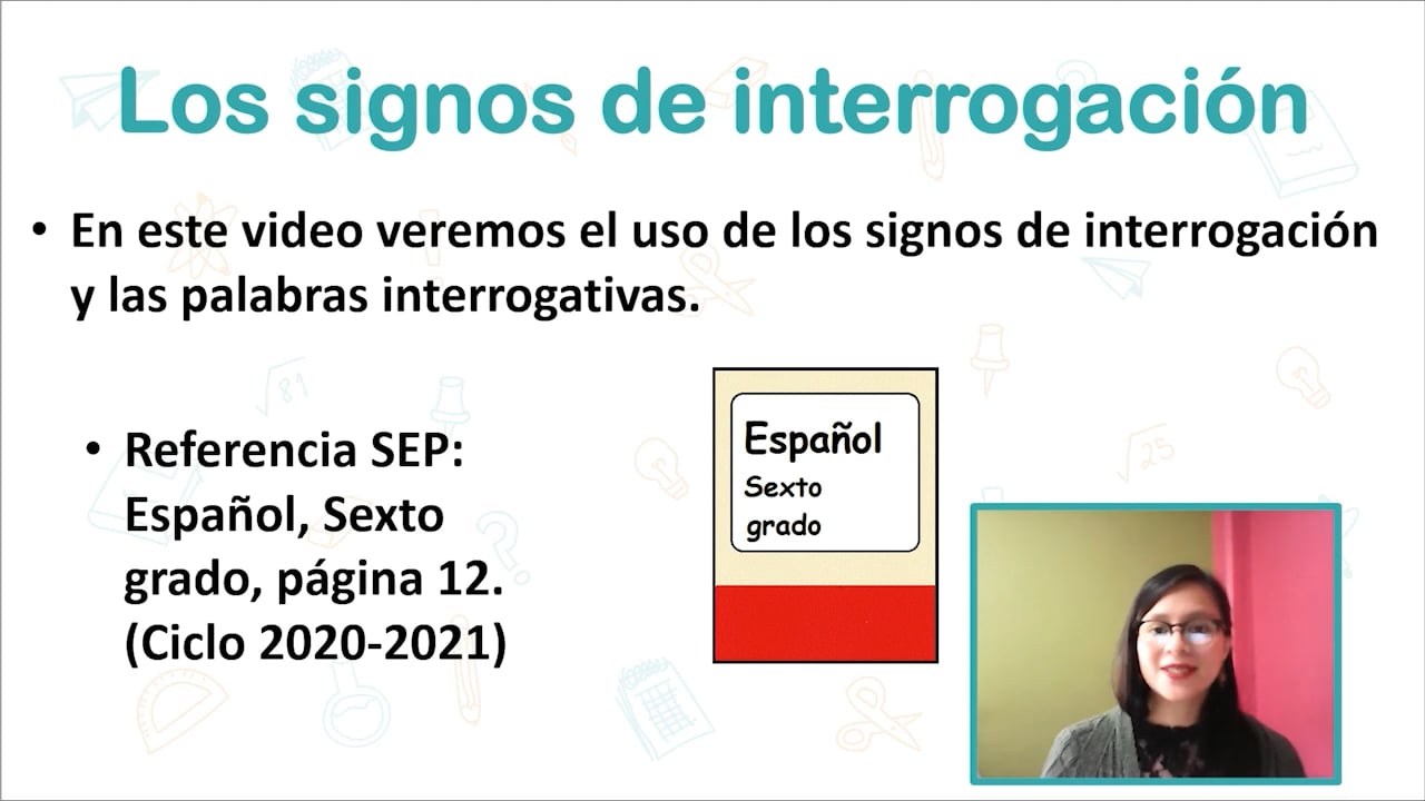 Signos de interrogación y palabras interrogativas