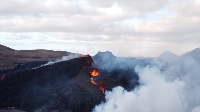 volcano 4k uhd video