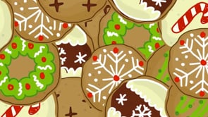 Christmas Cookie social media animated gif