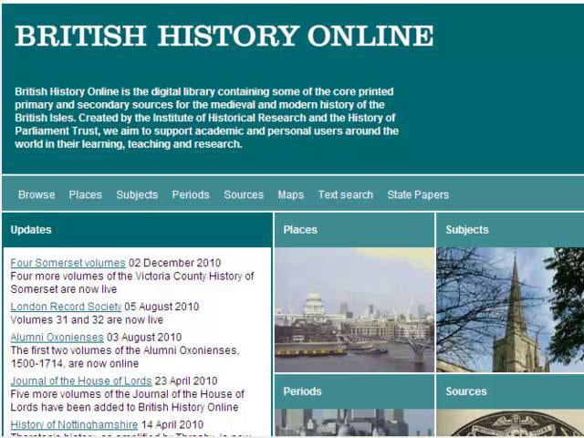 Browsing British History Online On Vimeo