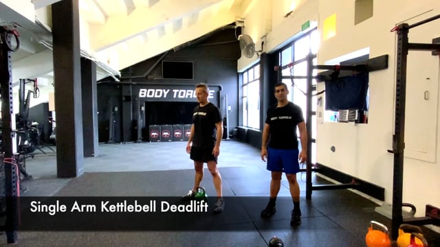 Kettlebell Single Arm Deadlift