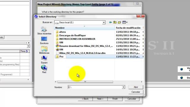 Como Crear Un Proyecto En Quartus II, Versión 9.1 On Vimeo