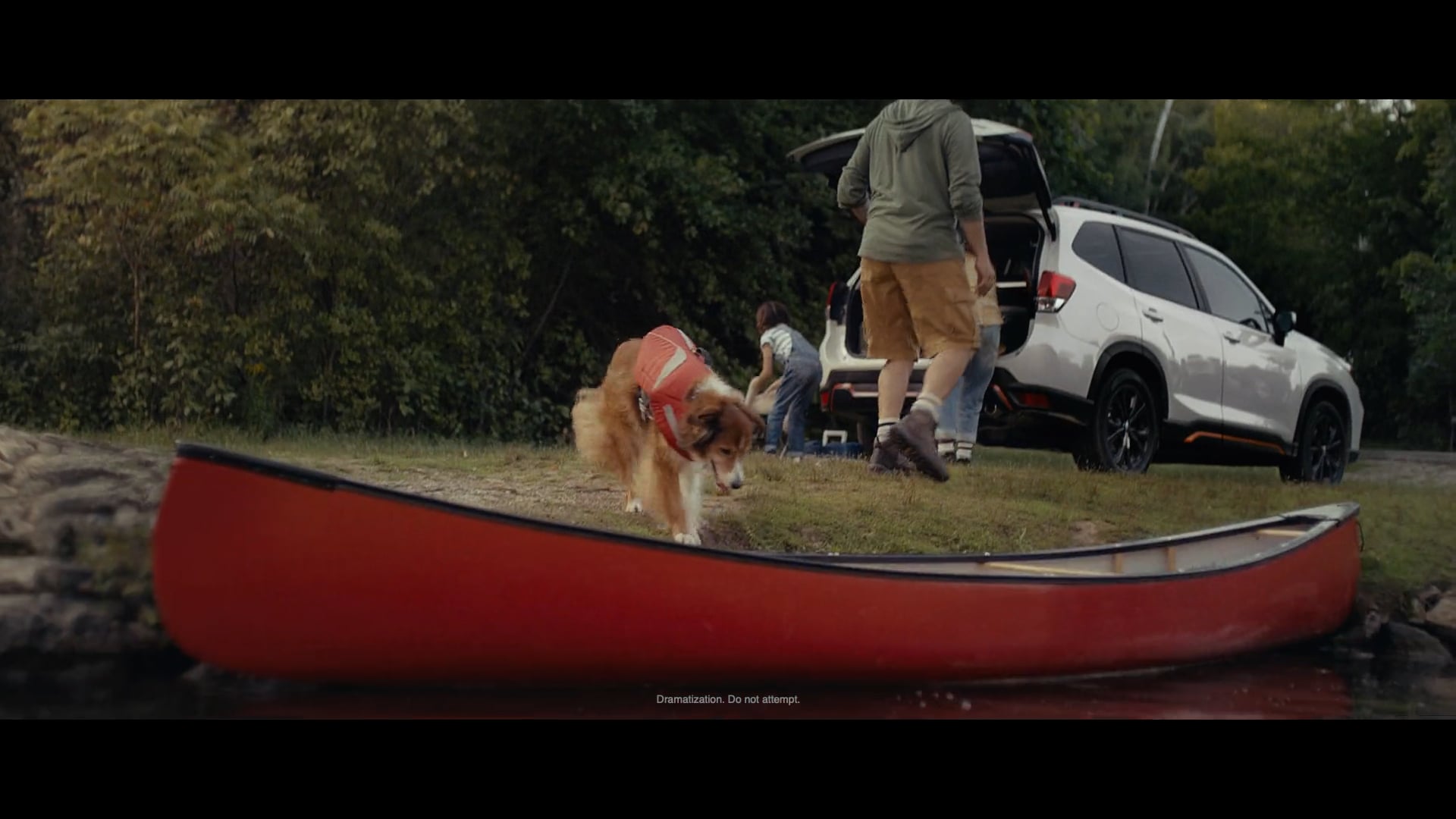 subaru forester 'runaway canoe'.