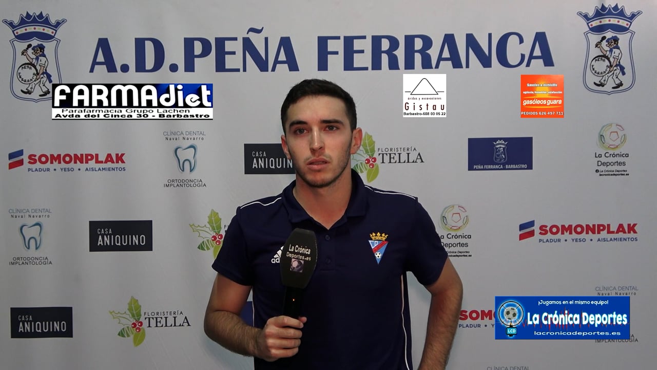 ALBERTO ISERN (Jugador Valdefierro) Peña Ferranca 1-2 CD Valdefierro / Jornada 5 / Preferente Gr 1