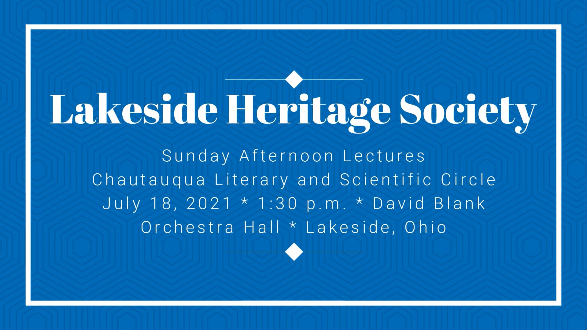 The Chautauqua Scientific and Literary Circle (CLSC)