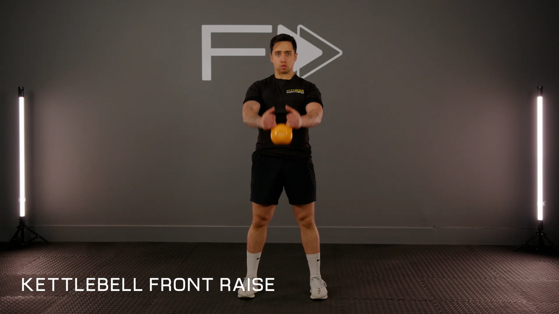 Kettlebell best sale front raise