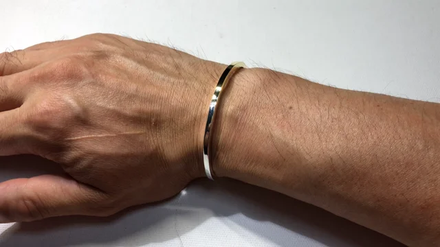 SV1000＆BRASS NARROW BRACELET