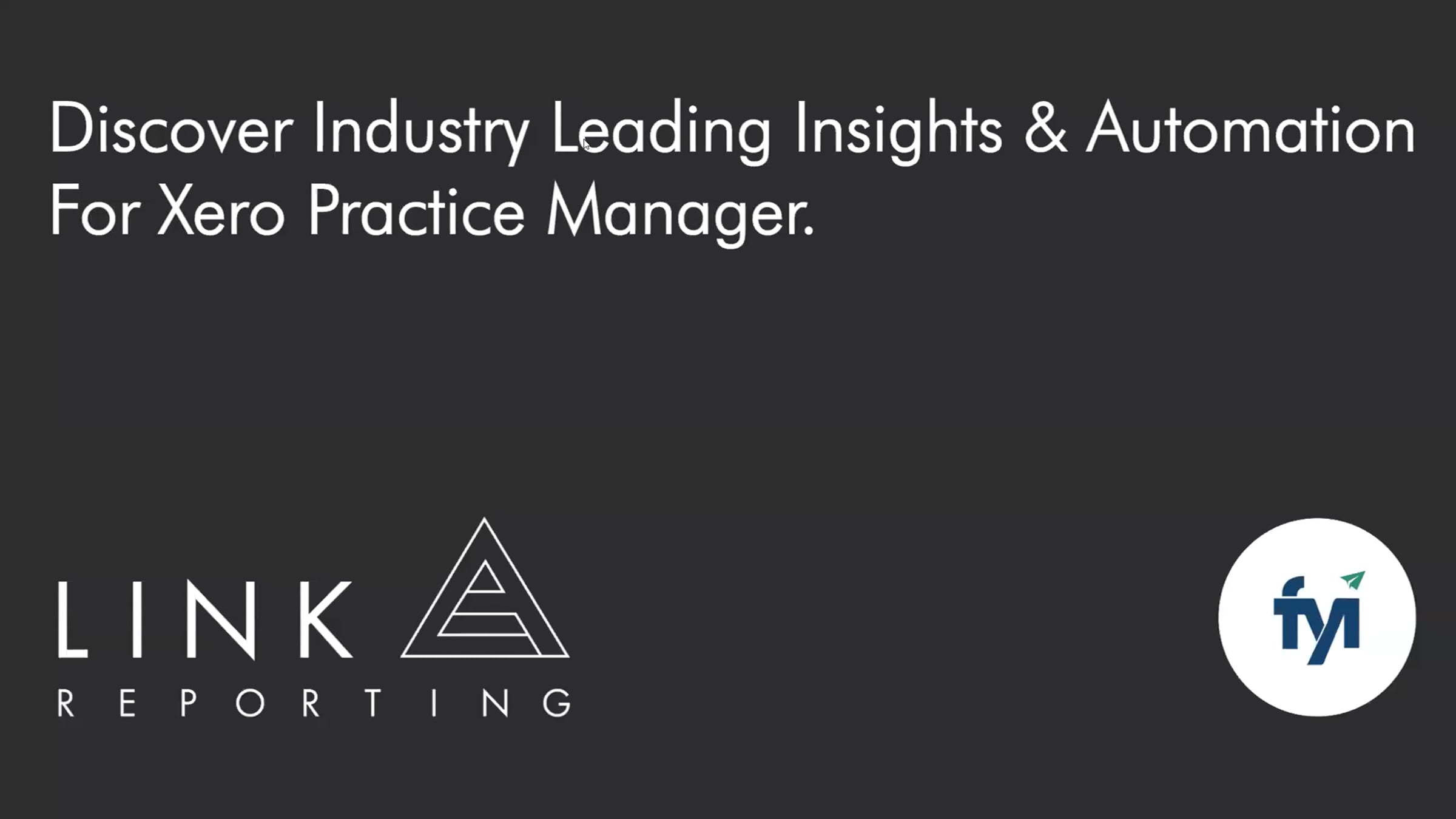 FYI + Link Reporting Webinar | Videos & Movies on Vimeo